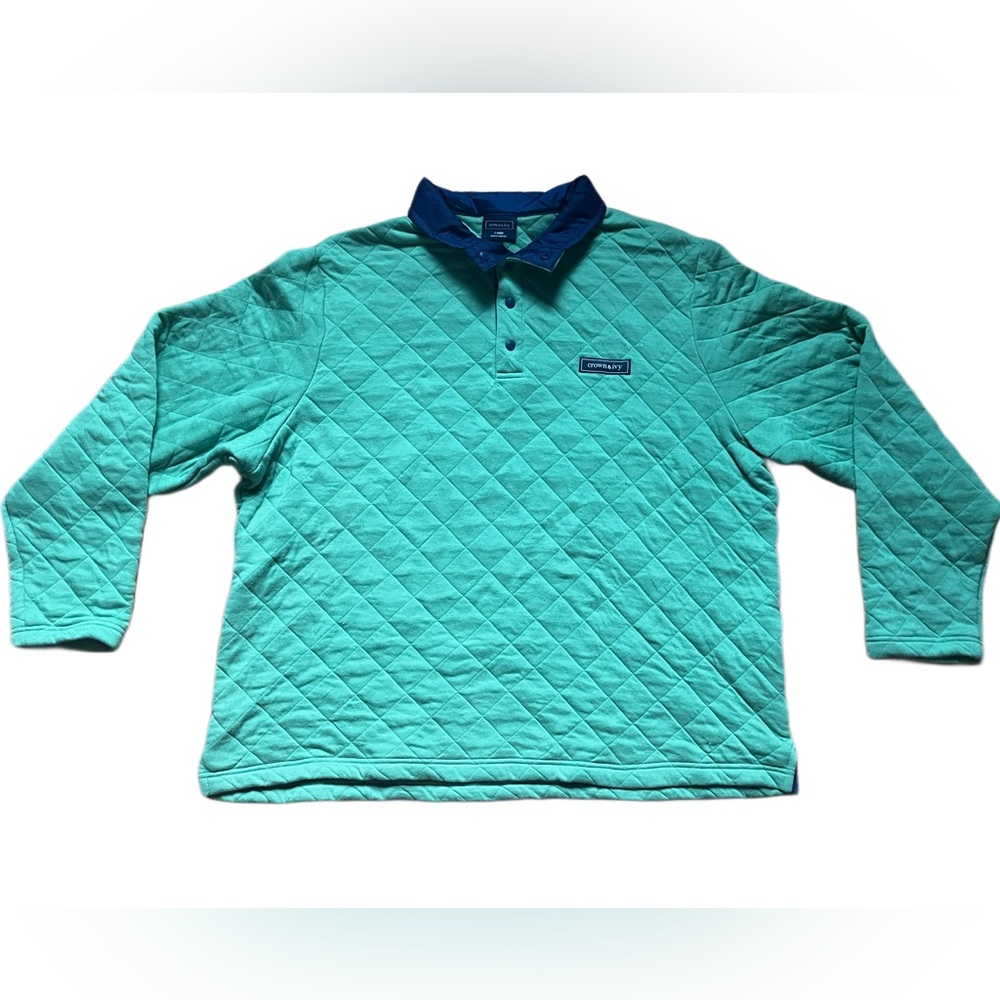 Crown & Ivy Quilted Pullover